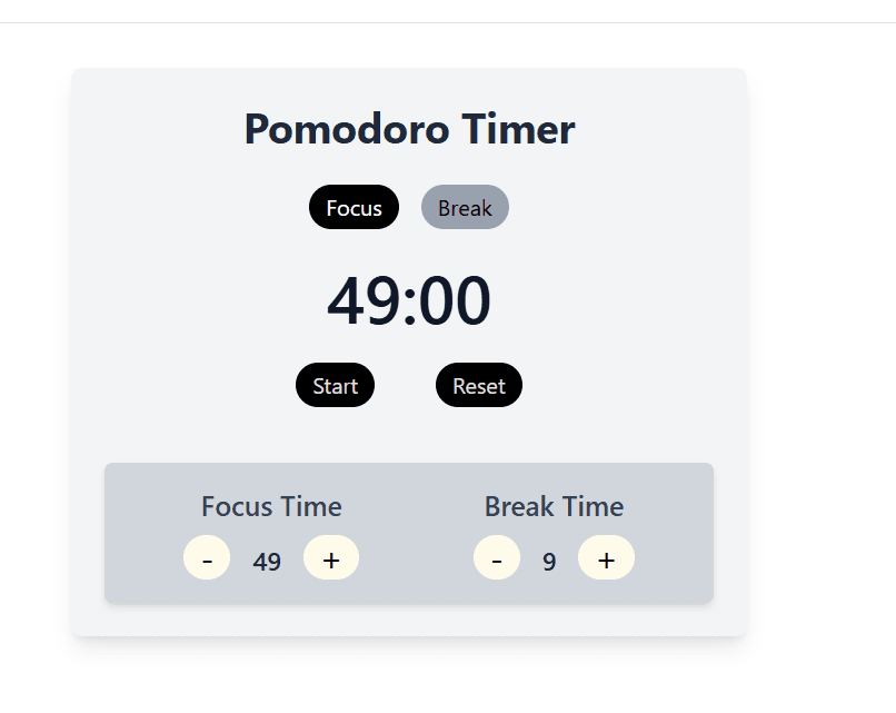 Pomodoro App